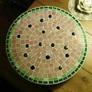 Pat Stacconi - watermelon mosaic by Pat Stacconi